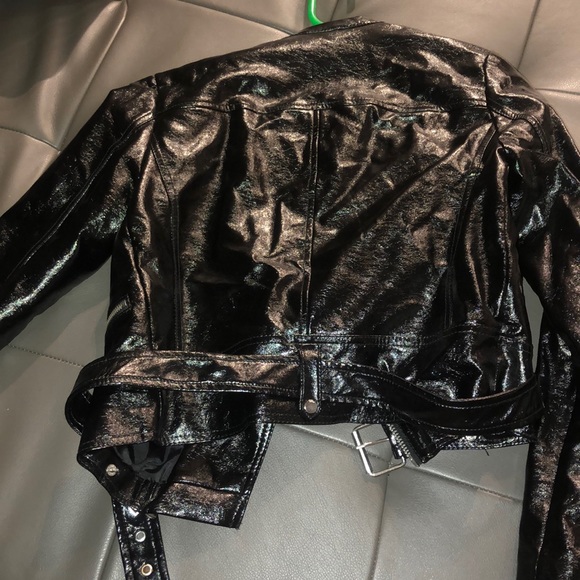 Only shiny pleather jacket - Picture 3 of 7